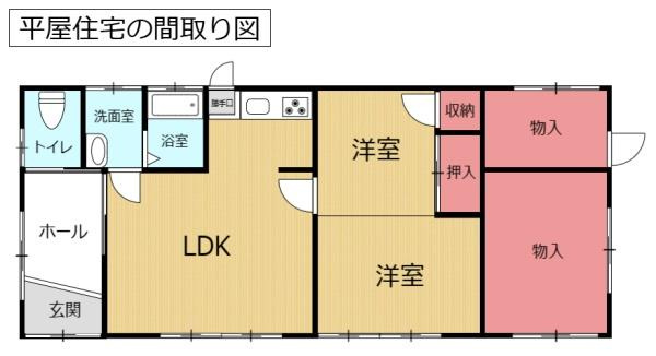 大字市中古のその他|平屋の間取り図です。図面と現況が異なる場合は現況を優先させていただきます。