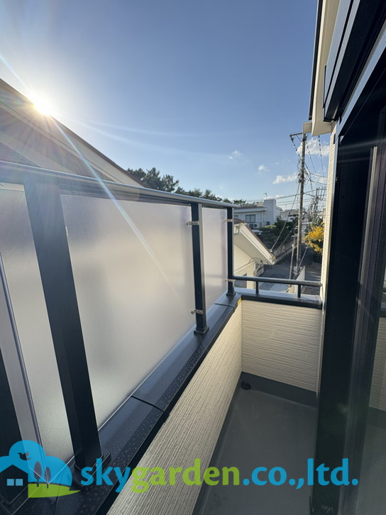 茅ヶ崎市東海岸南4丁目　新築戸建　全5棟D号棟のバルコニー