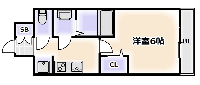 【間取り】 | プレサンス大正エミナンス