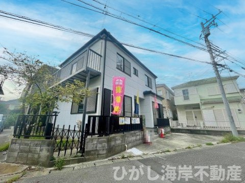 中郡大磯町高麗３丁目　中古戸建の前面道路含む現地写真|現地外観