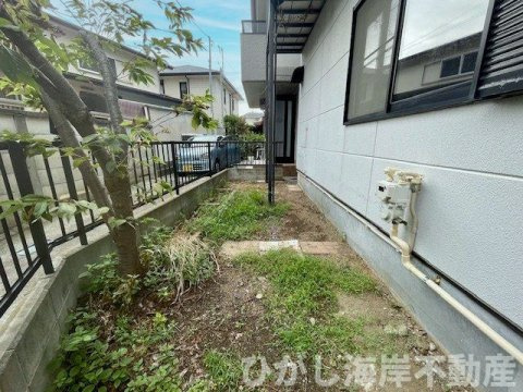 中郡大磯町高麗３丁目　中古戸建の庭|南側　お庭