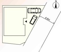 中郡大磯町高麗３丁目　中古戸建の区画図|区画図です。