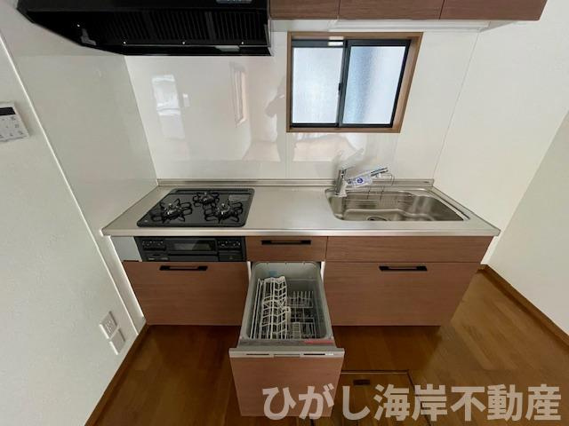 中郡大磯町高麗３丁目　中古戸建のキッチン|新規リフォーム完了！　食洗器付きシステムキッチン
