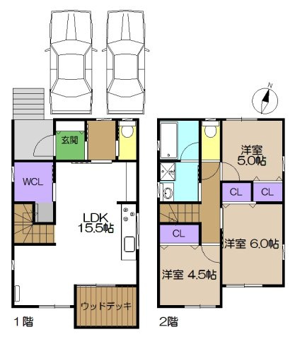 【間取り】 | 新築住宅　高知市一ッ橋町２丁目　⑤号地