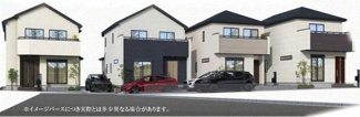 【外観パース】 | 【仲介手数料無料！！】府中市小柳町5丁目　新築戸建て（全6棟）3号棟　4880万円