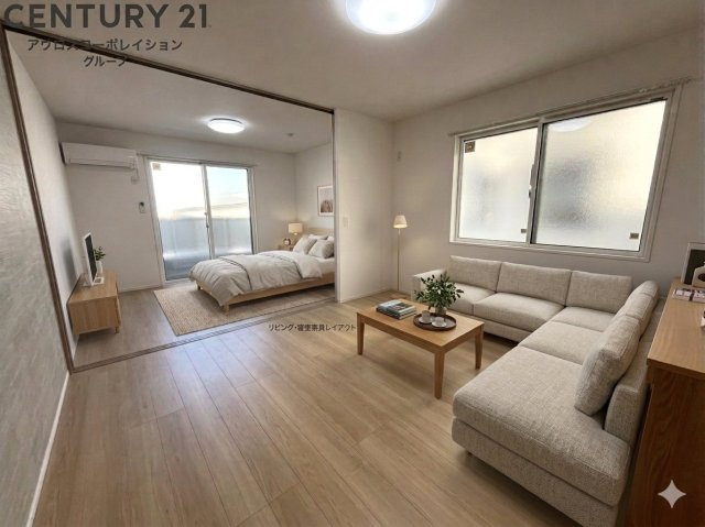 画像中の家具はAIにより配置加工しているため付属しません
