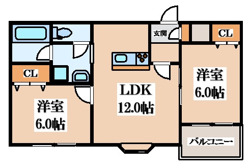 【間取り】 | ゴールドハイツ久宝寺