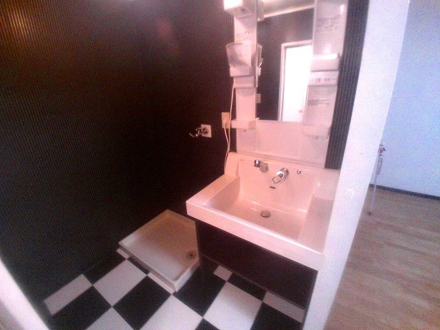 マンション明舞の洗面所