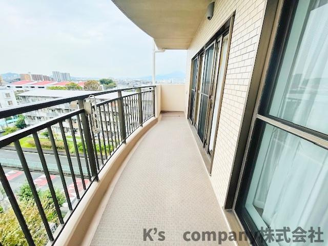 ●茅ヶ崎市今宿　第一ハイツ茅ヶ崎のバルコニー|広々としたバルコニー☆