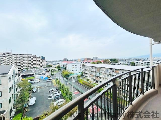 ●茅ヶ崎市今宿　第一ハイツ茅ヶ崎の展望|6階部分のバルコニーからの眺望です◇