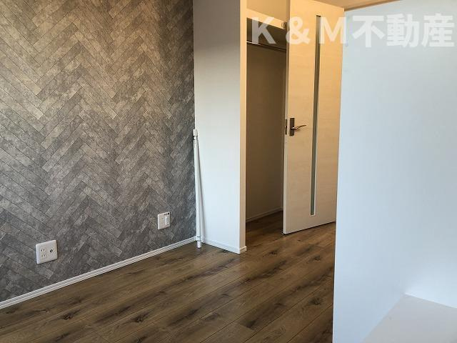 エクセルメゾンＢの寝室|開放的な寝室です