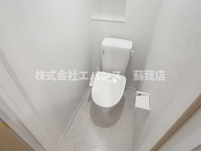 【トイレ】 | AJ千葉寺003 | ゆったりとした空間のトイレです