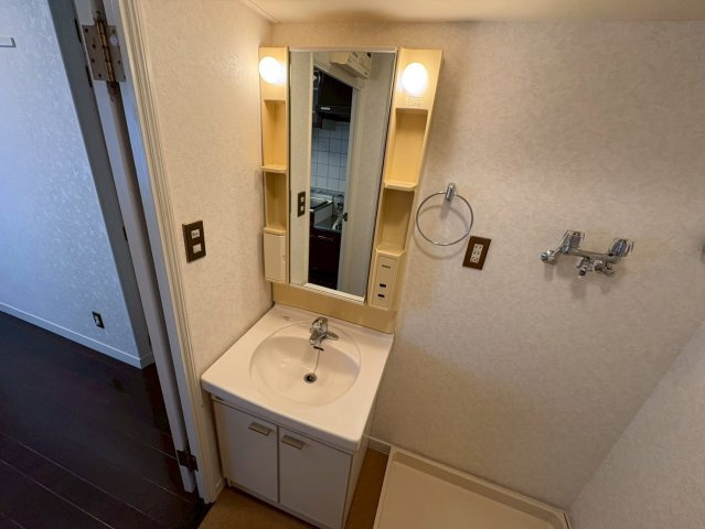 シャトー・デ・ザール・プルファムの独立洗面台