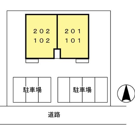 コンフォール布津原の駐車場|駐車スペースもあります★