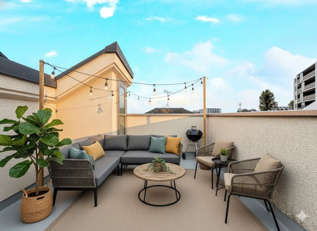 戸塚区上倉田町　中古戸建てのバルコニー|◆一息つくための憩いの場として。お洗濯ものを干す空間として。ガーデニングエリアとして。多様にご利用いただける空間です。