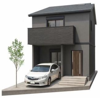 【外観パース】 | 右京区嵯峨伊勢ノ上町　建築条件つき