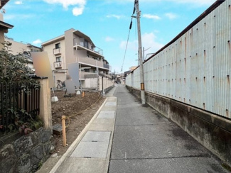 【前面道路含む現地写真】 | 右京区嵯峨伊勢ノ上町　建築条件つき