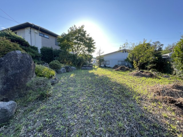 中古戸建・中古住宅　白河市泉田袖ヶ久保　平屋建て　小田川小・東北中の庭|北側には広い庭付きです！