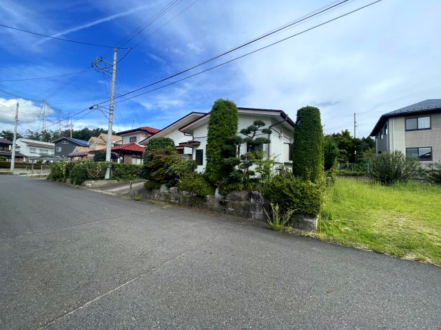 中古戸建・中古住宅　白河市泉田袖ヶ久保　平屋建て　小田川小・東北中の外観|【平屋建て】白河市泉田袖ヶ久保の閑静な住宅街にある平屋建て住宅です！