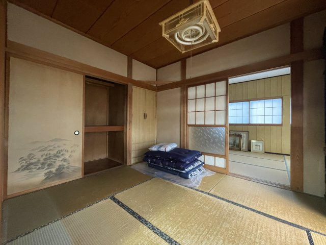 中古戸建・中古住宅　白河市泉田袖ヶ久保　平屋建て　小田川小・東北中の和室|和室、押入収納付き。