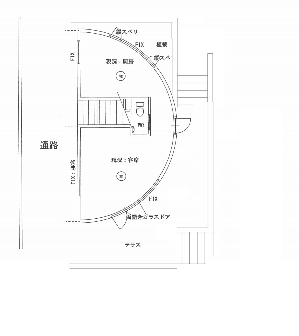 タウンビルの区画図