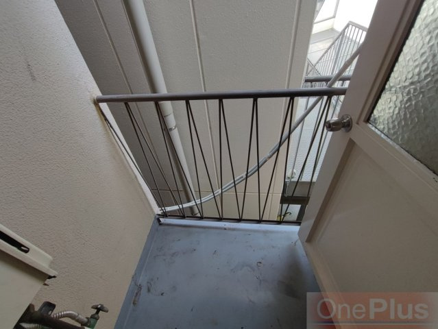 城内マンションのバルコニー