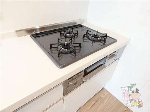 クレール　Ｃの設備|ガスコンロ