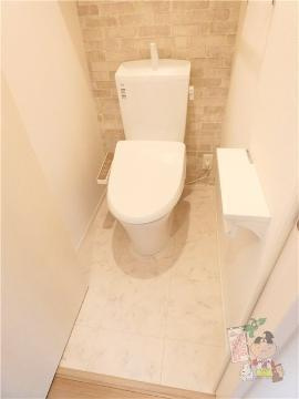 クレール　Ｃのトイレ|シャワー付トイレ