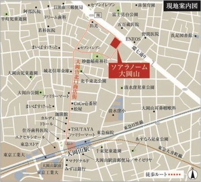 【地図】 | ソアラノーム大岡山