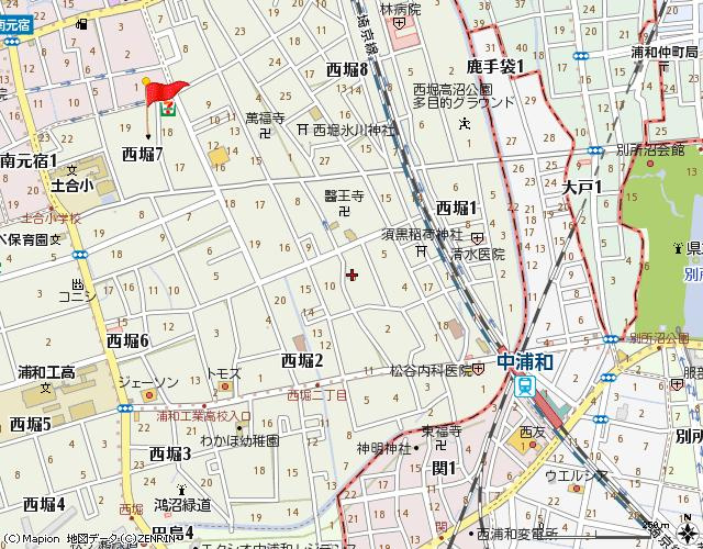 カーサ・ソーレの地図