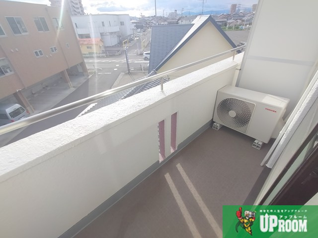 上田パストラルコートのバルコニー