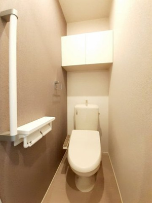 【トイレ】 | サンフラワーＡ | 清潔感のあるトイレです