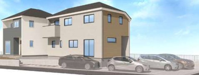 【仲介手数料無料】所沢市小手指南１期全２棟１号棟　所沢の新築なら西武ハウジングの外観パース