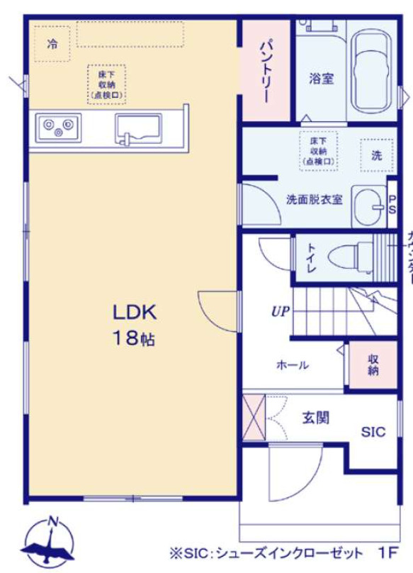 【仲介手数料無料】所沢市小手指南１期全２棟１号棟　所沢の新築なら西武ハウジング