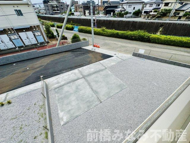 前橋市大友町2丁目　９号棟(全９棟)　ブルーミングガーデン　新築建売分譲の駐車場|カースペースがあります