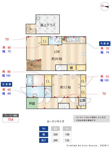 北野町戸建のその他共用部分