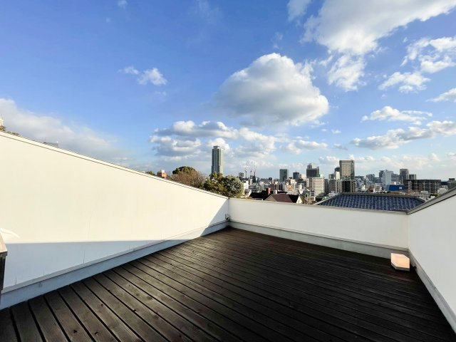 北野町戸建のバルコニー