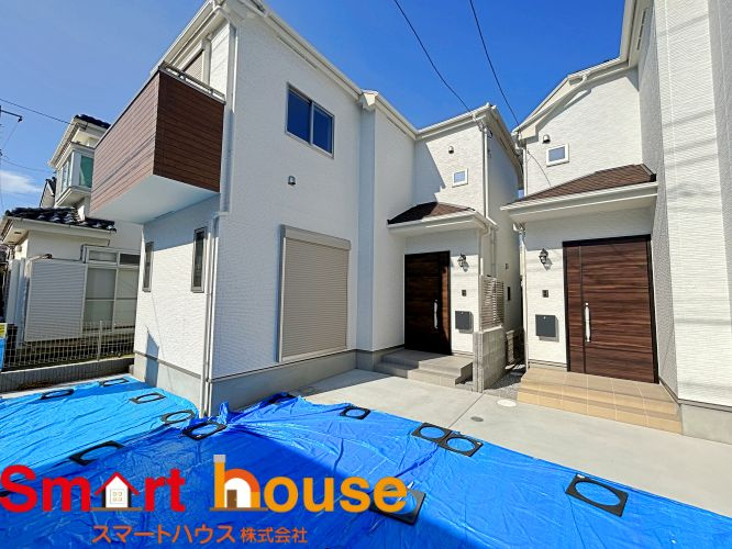 相模原市南区相南3丁目　A号棟の外観|オシャレな外観は、人の目を引くだけではなく自慢したくなりますね！植木を置いたりアレンジは、自由です。自分の好みに仕上げましょう♪