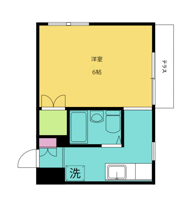 角部屋２面採光で明るいお部屋