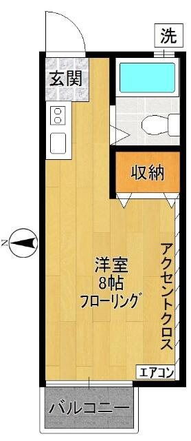 ２０２号室間取