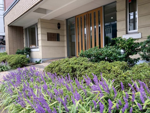 【エントランス】 | フェイム三鷹フォレストコート | 丁寧な植栽管理で美しいエントランスです。
