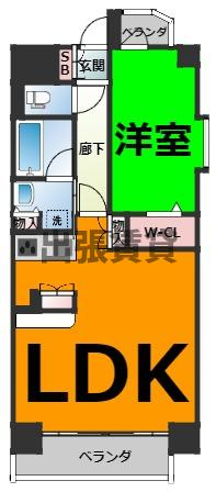 仲介手数料0！！ラドーニ清水の間取り
