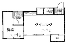 １ＤＫの使い易い間取り