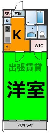 仲介手数料0円！！グランドエル志賀の間取り