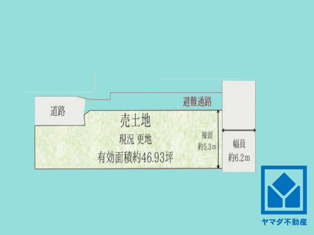 伏見区京町１０丁目の土地図