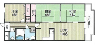 【間取り】 | グランドハイツ洛南