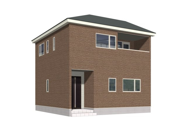 【新築戸建】札幌市南区澄川5条12丁目2棟の外観パース