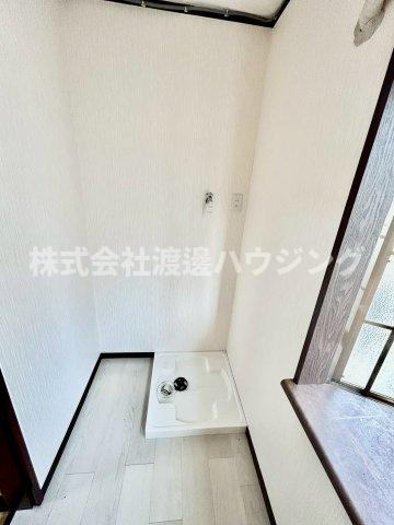 大阪市福島区大開３丁目のテラスの設備|室内洗濯機置場