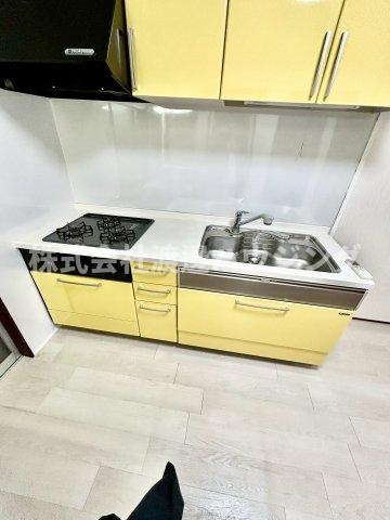 大阪市福島区大開３丁目のテラスのキッチン