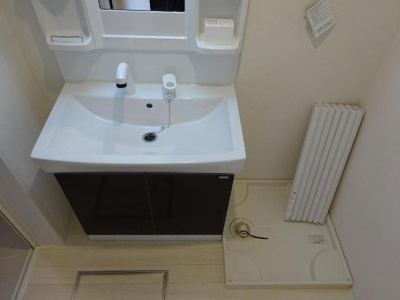 【洗面所】 | グランドソレーユ壱番館 | 洗髪洗面化粧台